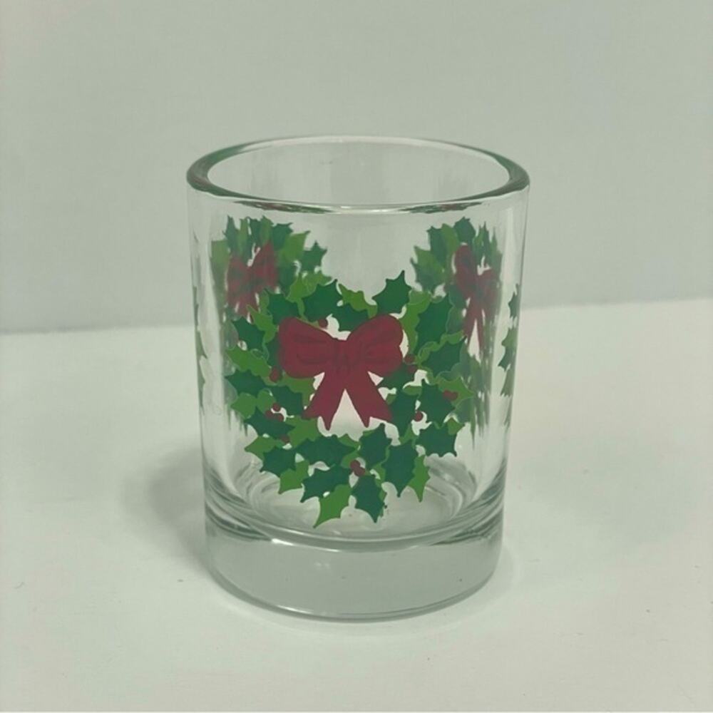 Christmas Holiday Shot Glass festive decor piece